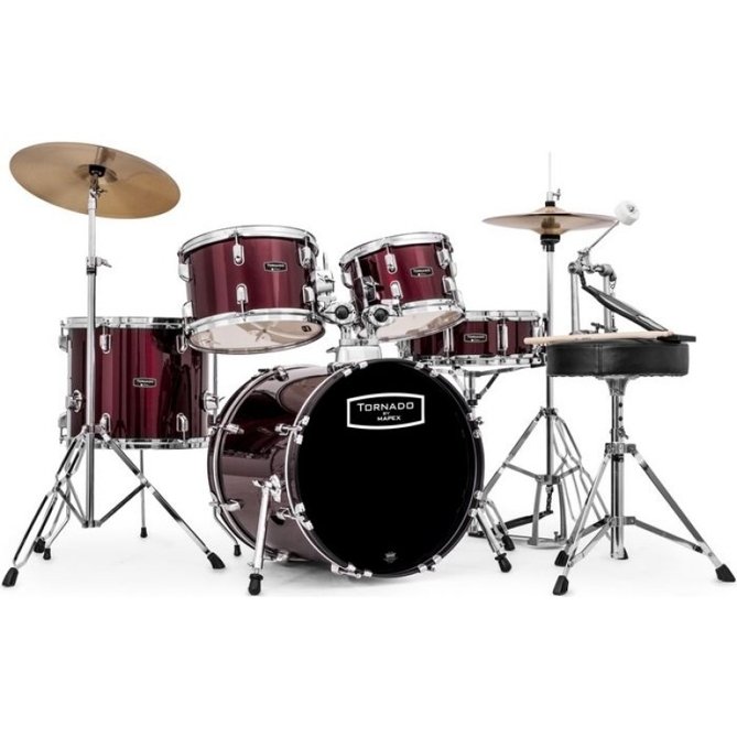 mapex tornado red
